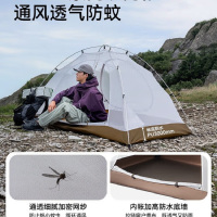 伯希和(PELLIOT)季风超轻双人徒步帐篷16502707珍珠灰