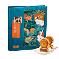 华美(huamei)桂逸香低糖月饼[礼盒]550g