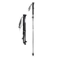 伯希和(PELLIOT)碳纤维折叠登山杖16403643烟熏黑