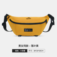 伯希和(PELLIOT)单肩斜挎背包16402611落叶黄