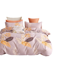 ‪芳恩 TH-Z1018长棉绒印花四件套 床单230*230cm被套200*230 秋叶情