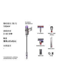 戴森(DYSON) V10轻量版 Digital Slim Fluffy 无绳吸尘器 4个配件