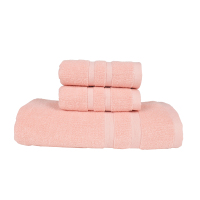 芳恩 FN-MJ2002-3(B) 浴巾+面巾组合装 浅粉 75*35cm 140*70cm