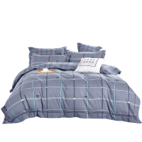 芳恩 SUS-Z4002 经典全棉单人三件套 床单157×220cm 被套155×215cm 摩纳之星(灰)