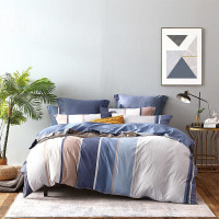水星家纺床上用品四件套 弗利安5X0148 1.8m床单款220*240cm