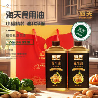 海天 古法小榨花生油 2L铁罐二件套HT-H200TL