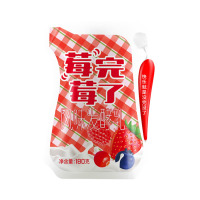 天润(TERUN)莓完莓了 酸奶180ml*12袋