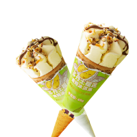 榴芒一刻 65g苏丹王榴莲脆筒冰淇淋(甜筒) 10支