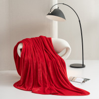 水星家纺床上用品满禧鸿福法兰绒毯127831 150*200cm/条