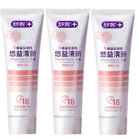 舒客 悠净清新益生菌牙膏(莓莓冰茶)120克*3