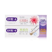 舒客美白护龈优惠装(210g+120g)红花清火+亮齿白