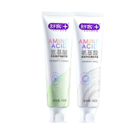 舒客 卓效净白清新牙膏140g(氨基酸+椰壳炭)+舒客专效柔护养龈牙膏140g(氨基酸积雪草)