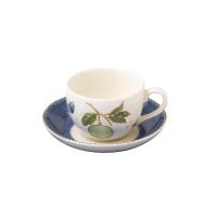 WEDGWOOD威基伍德1058017莎拉花园蓝色茶杯碟