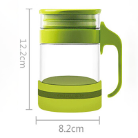茶花 水漾·滤茶随身泡茶杯6217绿色350ml 122*82cm