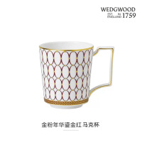 WEDGWOOD 1058817金粉年华鎏金红马克杯