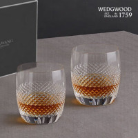 WEDGWOOD 1065059 Vera Wang王薇薇晶钻平底酒杯2件套