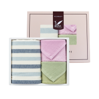 爱竹人家用小礼包(细纹纱布巾*1+纱布方巾*2)AZR-JYXLB/盒