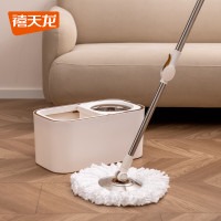 禧天龙Citylong旋转拖把 Q-9807焦糖色 (棉头*2)