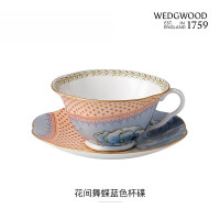 WEDGWOOD 5C107800054花间舞蝶蓝色杯碟组
