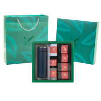 爱竹人竹纤维毛巾礼盒绿竹套装 绿竹套装LZ18
