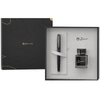 毕加索PS-5557领航系列铱金笔墨水套装(哑黑)