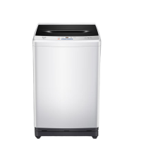 TCL 8公斤智能控制 内凸式蜂巢水晶内筒 全自动洗衣机TB-V80A 亮灰色