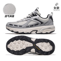 骆驼(CAMEL)女式户外休闲徒步鞋F25B097050 银色 女 39