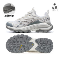 骆驼(CAMEL)女式户外休闲徒步鞋F25B693015 白灰 女 35