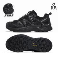 骆驼(CAMEL)男式户外徒步鞋X15B097042 黑/灰 男 39