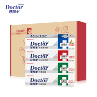 牙博士 多效护理牙膏套装洁白牙齿去牙渍烟渍缓解敏感护龈清新口气 环保4支装