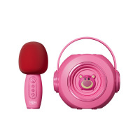 迪士尼(DISNEY) 无线便携蓝牙话筒 YG-30无线K歌蓝牙音响 草莓熊红