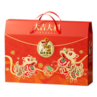 如水坚果礼盒大吉大利礼盒1300g(新旧包装,交替发货)