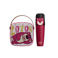 迪士尼(DISNEY) 炫彩话筒音响麦克风 YG-60智能K歌音箱 草莓熊红