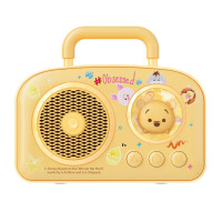 迪士尼(DISNEY) 旅行箱蓝牙音响 松松系列C270手提包蓝牙音箱维尼黄