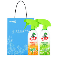 水卫仕(SHUIWEISHI) 家居除菌清洁2件套装 S02 油污净480gx1+多功能x1