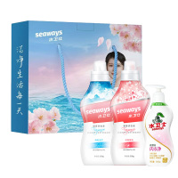 水卫仕(SHUIWEISHI)衣物清洁3件套装S26 香氛洗衣液(混香)+内衣洗衣液