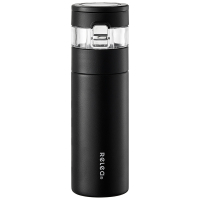 物生物茗香商务智能泡茶保温杯470ML JV012432-0470-ES冷茶清黑