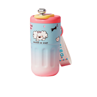 物生物香奈陶瓷数显保温杯410ml JV012261-0410-LL碎碎蓝玫冰