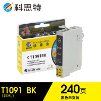 科思特 T1091墨盒 黑色 专业版 适用爱普生ME30/ME70/ME80W等