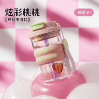 物生物甜甜圈玻璃杯400ML JV012440-0400-FS炫彩桃桃