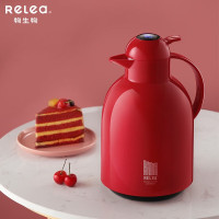 物生物莹彩数显保温壶2200ML JV022004-2200-HS中国红