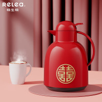 物生物莹彩保温壶1500ML(红胆)JV020001-1500-HD双喜