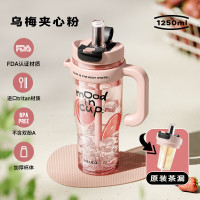 物生物大力水守太空杯1250ml JV012418-1250-FS乌梅夹心粉(含茶仓)