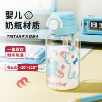 物生物涂鸦社随手杯650ml JV012498-0650-LS猫狗派对(蓝白)