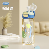 物生物妙多多PPSU吸管杯680ml JV012450-0680-VS哈密绿