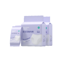 全棉时代 802-DKH-2508222025女士日抛内裤棉纱款灭菌装M码,1条/纸纸袋,5条/袋2袋