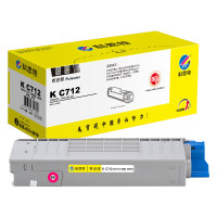 科思特(KST) K C712(46507650)红色粉筒中国版 适用四通 OKI C712dn 专业版