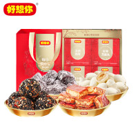 好想你每日缤纷枣-单粒装858g 去核奶枣200g 红枣芝麻丸150g 红枣核桃派308g 野酸味枣200g