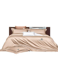 芳恩 60S轻奢精绣四件套FN-Z8063挪威-藕荷 床单:245×250cm 被套:200×230cm