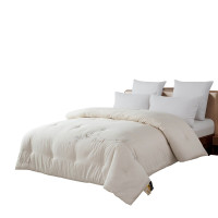 芳恩 80S全棉精绣大豆被FN-B6100奶油白200×230cm 填充物:2250g 被重:3450g